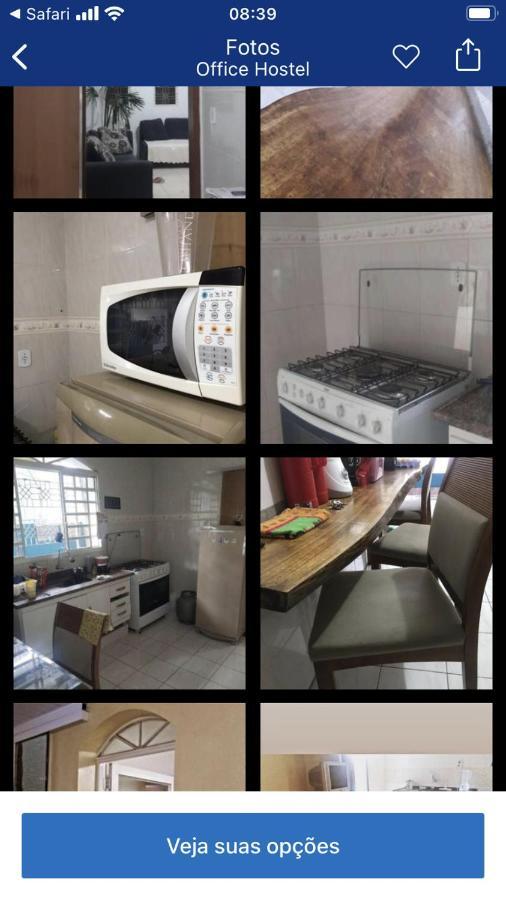 Hostel Office- Hospedagem Climatizada Quartos E Apartamentos Privativos Эстрема Экстерьер фото